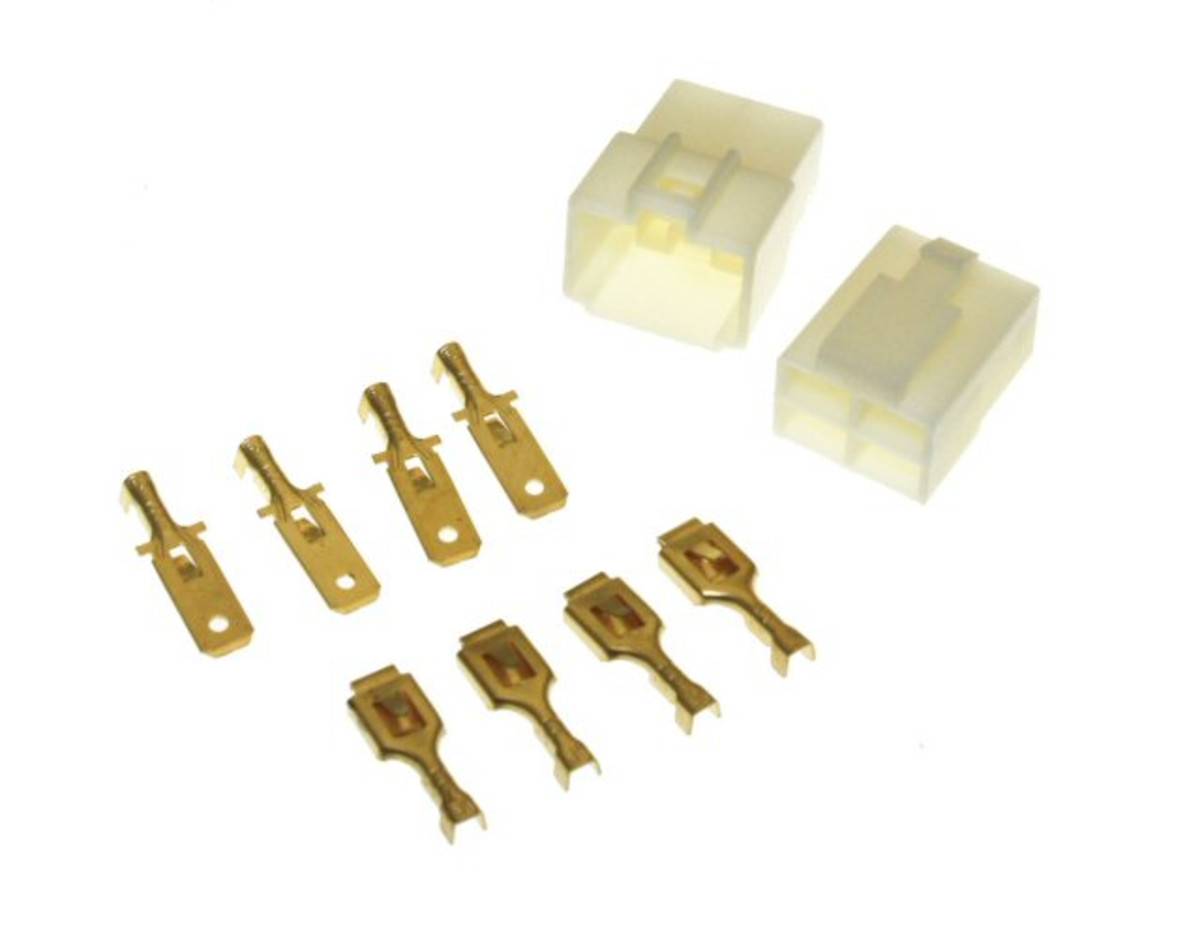 Universal Parts 4 Pin Connector Kit – 6.3mm Pin