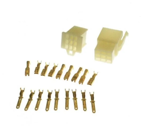 Universal Parts 9 Pin Connector Kit - 2.8mm Pin