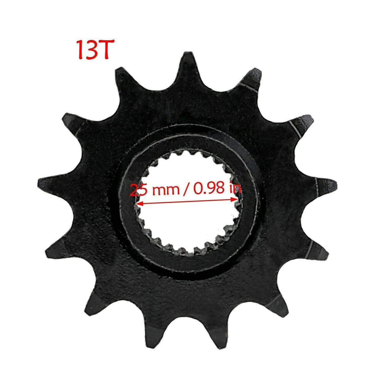 13T ENGINE SPROCKET 24 SPLINE KANDI INTERNAL REVERSE MOTORS