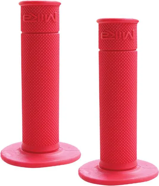 MIKA METALS 50/50 WAFFLE GRIPS (RED)