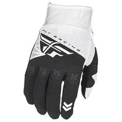 FLY RACING F-16 GLOVE - SZ 11 -ADULT XL - WHITE/BLACK