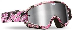 FLY RACING – YOUTH ZONE PRO GOGGLE -PROS PINK-SMOKE/SILVER LENS