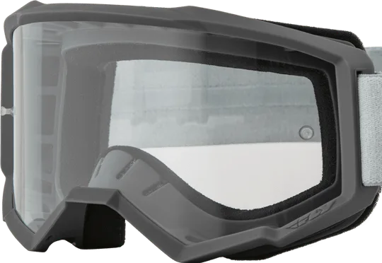 FLY RACING FOCUS GOGGLE GREY/DARK GREY CLEAR LENS