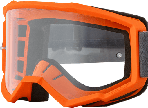 FLY RACING FOCUS GOGGLE GREY/ORANGE CLEAR LENS