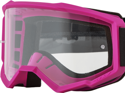 FLY RACING FOCUS GOGGLE PINK/BLACK CLEAR LENS