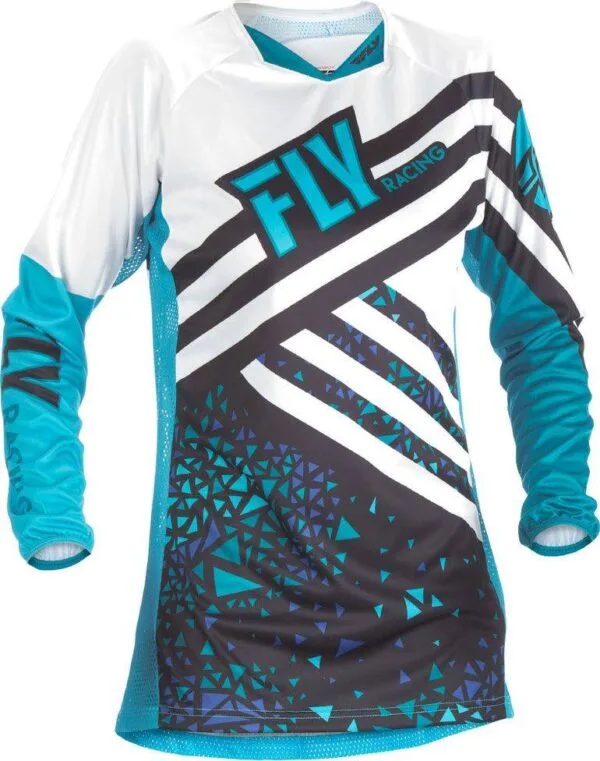 FLY RACING KINETIC LADIES JERSEY - BLUE/BLACK - SZ ADULT SMALL