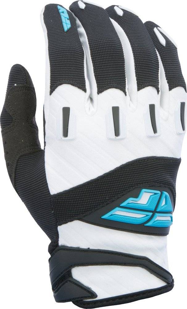 FLY RACING F-16 GLOVE – SZ 4 -YOUTH L – BLACK/WHITE