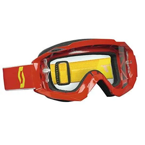 SCOTT HUSTLE GOGGLE RED - W/ CLEAR LENS