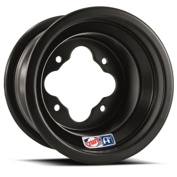 DWT A5 10X5 3+2 4/110 MATTE BLACK FRONT WHEEL