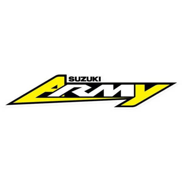 D'COR VISUALS SUZUKI "SUZUKI ARMY" 4" DECAL