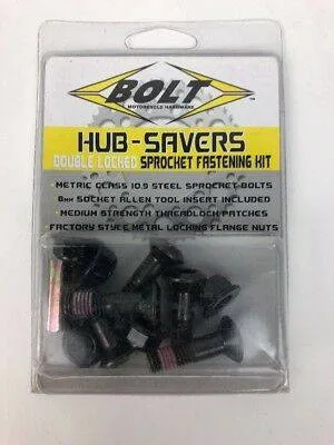 BOLT Hub-Savers Double Locked Sprocket Fastening Kit - 2008-HS.B