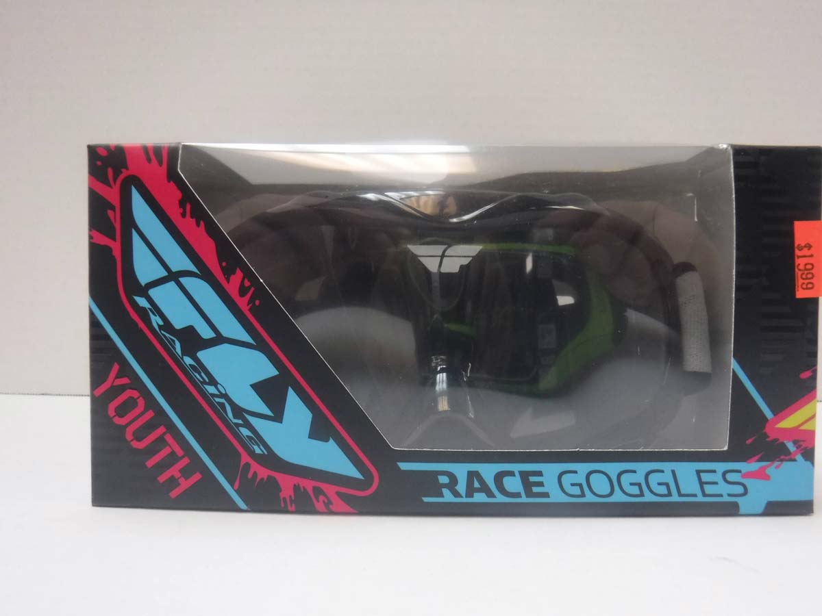 FLY RACING –  YOUTH FOCUS GOGGLE – BLACK – CLEAR LENS