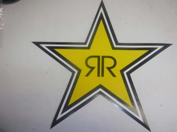 ROCKSTAR ENERGY 12" "STAR" DECAL