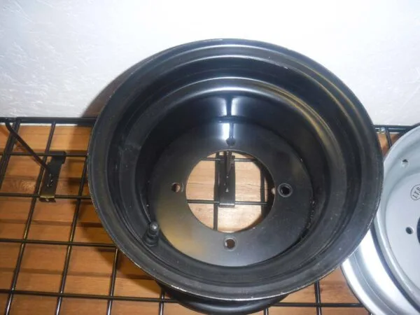 150CC BUGGY STOCK REPLACEMENT 10" STEEL WHEEL 4/137 BLACK - Image 2