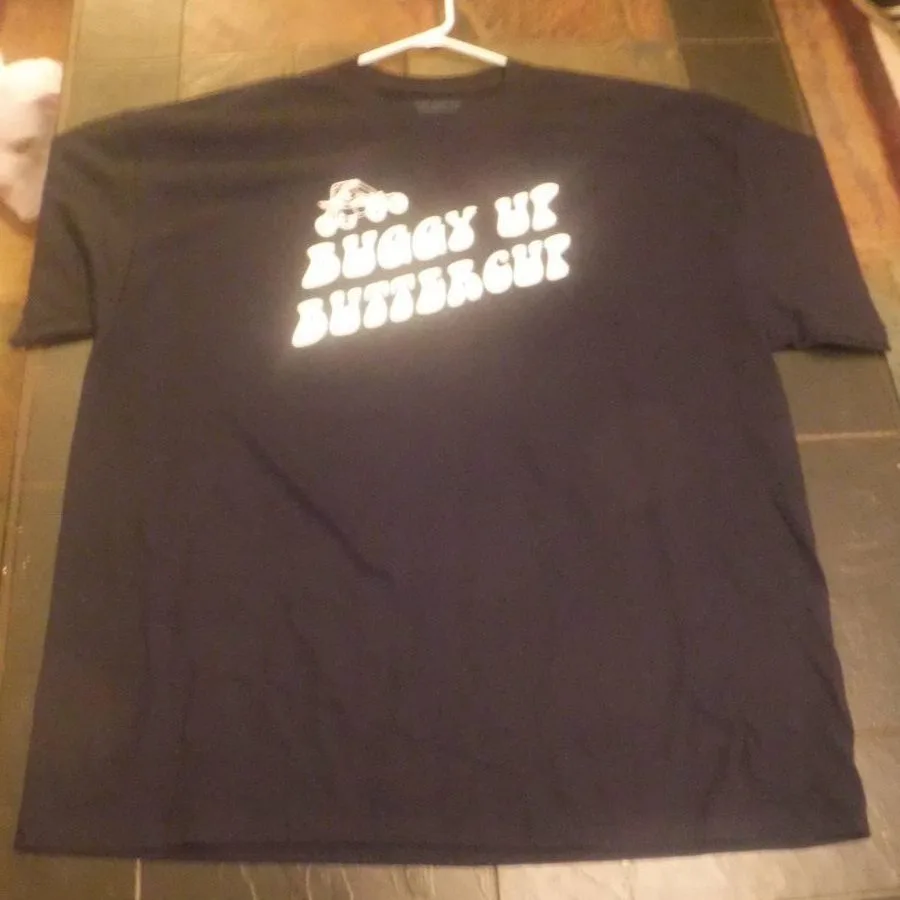 JD’S “BUGGY UP BUTTERCUP” / SKULL T-SHIRT BLACK/2XL
