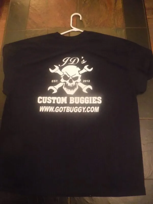 JD'S "BUGGY UP BUTTERCUP" / SKULL T-SHIRT BLACK/2XL - Image 2