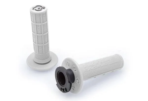 TORC1 RACING DEFY LOCK ON GRIPS - WHITE - MX - 2 STROKE