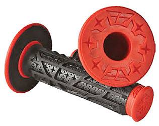Fly Racing Pilot 2 MX Grips (RED/BLACK)