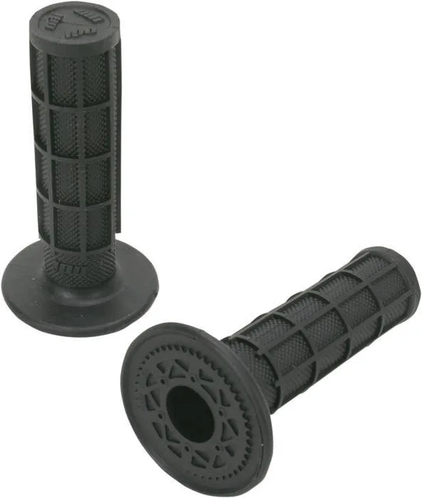 ODI Single-Ply MX Ruffian Full-Waffle Grips - BLACK