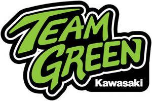 D’COR VISUALS KAWASAKI “TEAM GREEN” 4″ DECAL