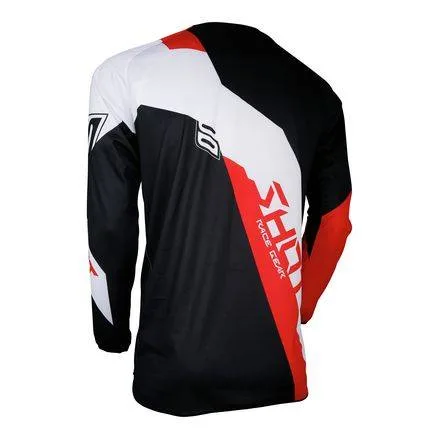 SHOT RACE GEAR ALERT JERSEY - RED/BLACK - MEDIUM - Image 2