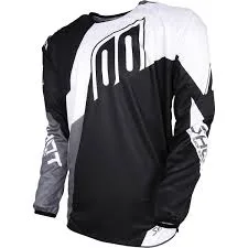 SHOT RACE GEAR ALERT JERSEY - BLACK/WHITE - LARGE