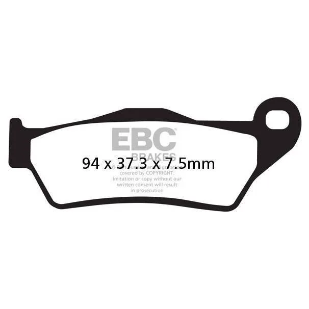 EBC MXS Series Moto-X Sintered Race Brake Pads -SSR MOTORSPORTS SR250/450