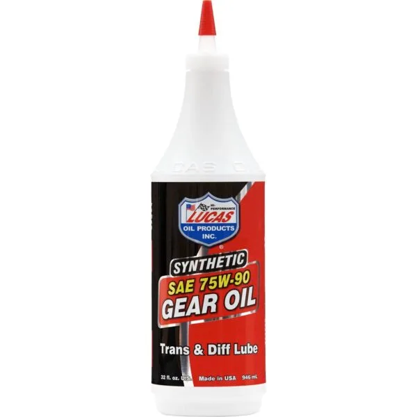 LUCAS OIL SYNTHETIC SAE 75W-90 GEAR OIL 1 QT BOTTLE