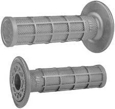 ODI Single-Ply MX Ruffian Full-Waffle Grips - GRAY