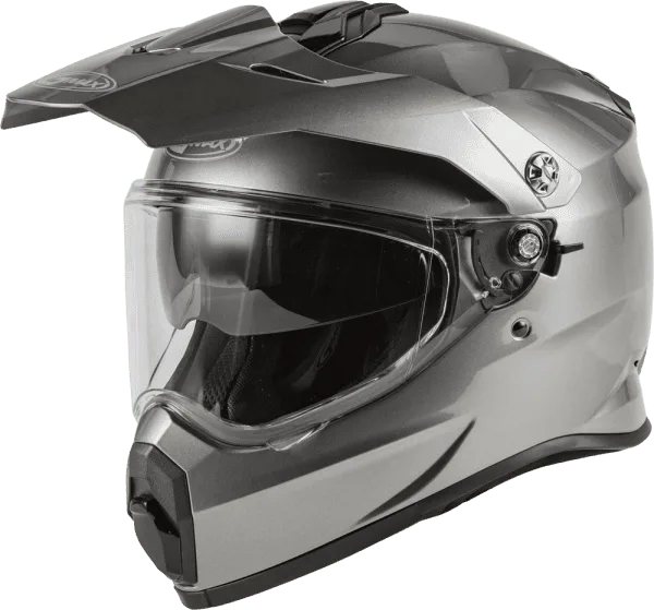 GMAX AT-21 ADVENTURE HELMET  TITANIUM  MEDIUM - Image 6