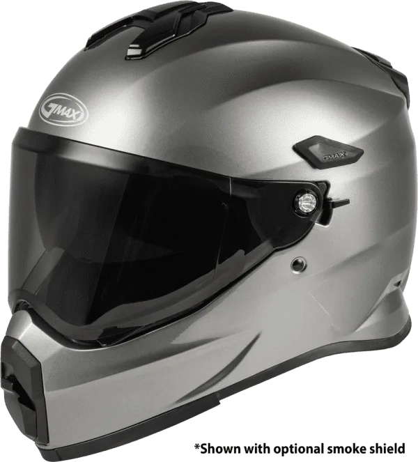 GMAX AT-21 ADVENTURE HELMET  TITANIUM  MEDIUM - Image 5