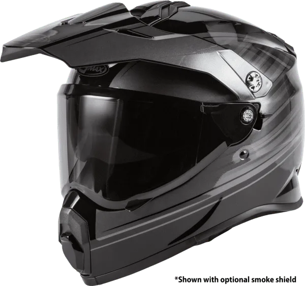 GMAX AT-21 ADVENTURE HELMET  BLACK/GREY  XL