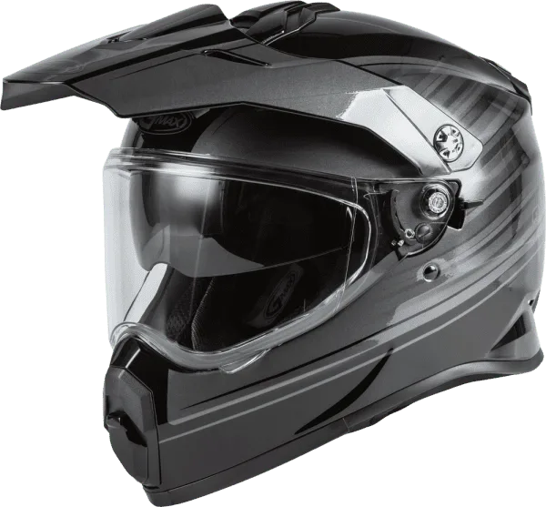 GMAX AT-21 ADVENTURE HELMET  BLACK/GREY  XL - Image 3