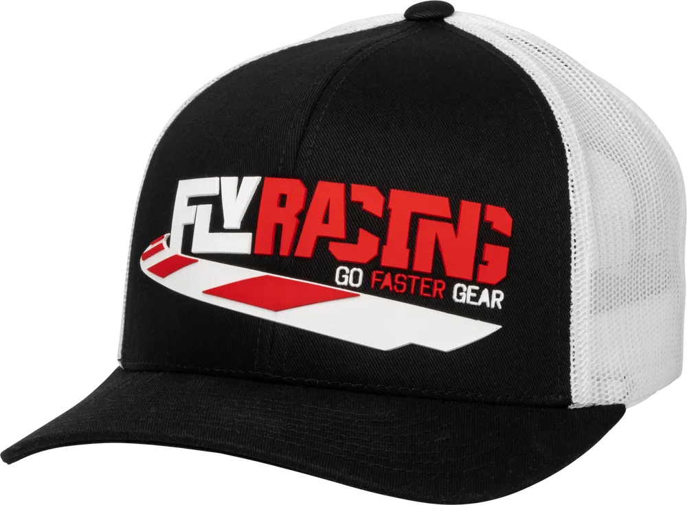 FLY RACING LOWSIDE HAT BLACK/WHITE